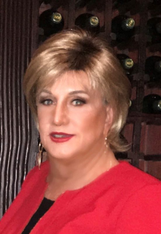 Crossdresser in red